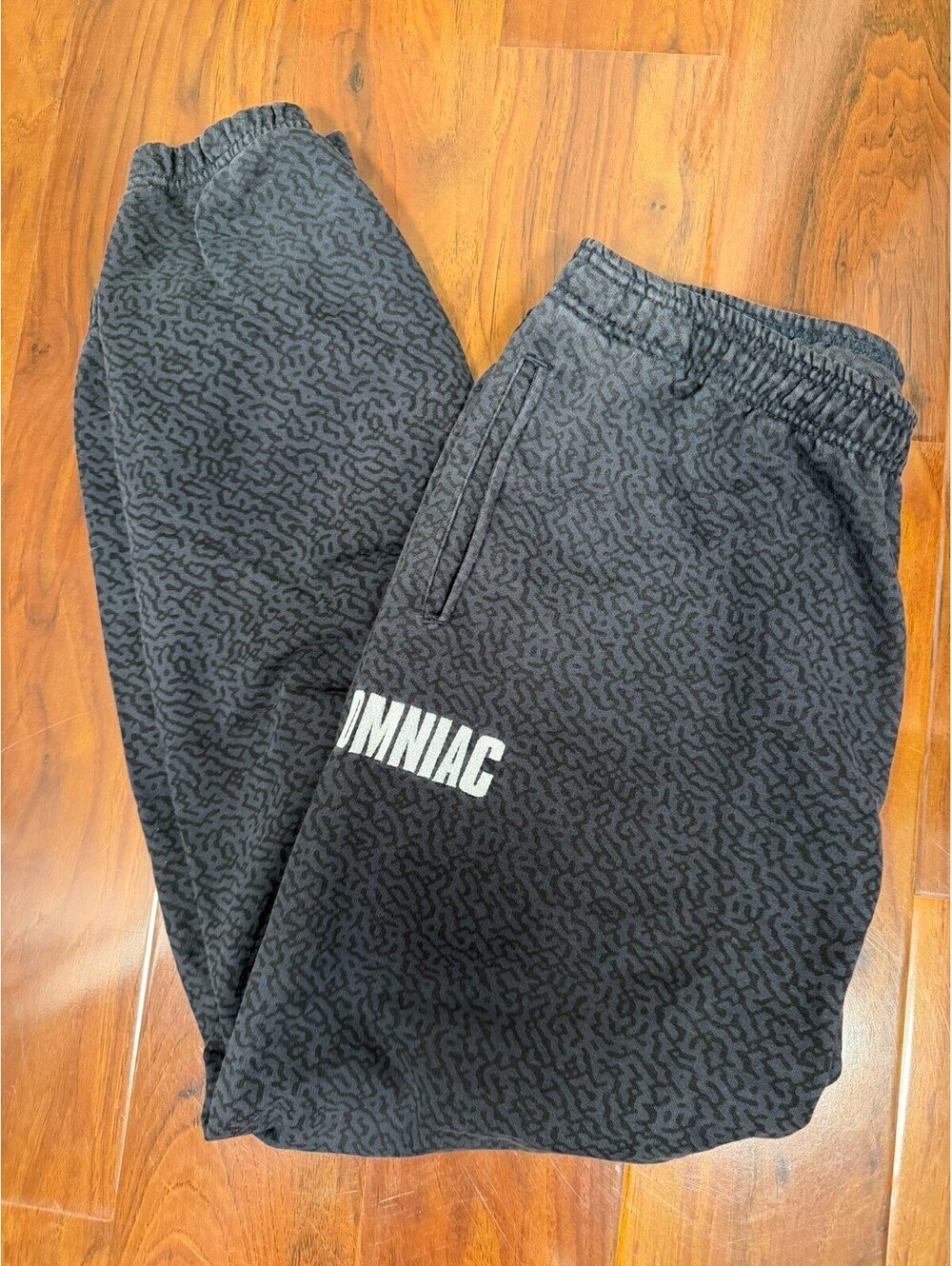 Insomniac EDC Las Vegas Leapord Cheetah Black Grey Jogger Sweatpants Adult XL